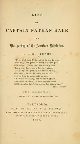 Cover for Life of Captain Nathan Hale