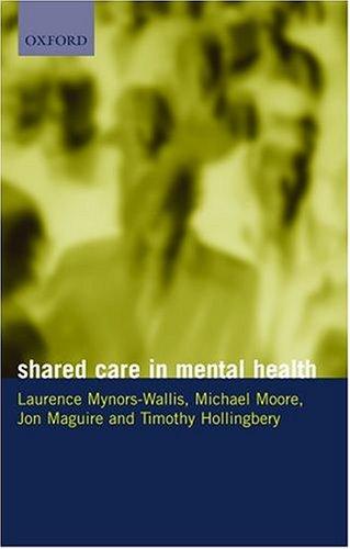 Cover for Shared care in mental health