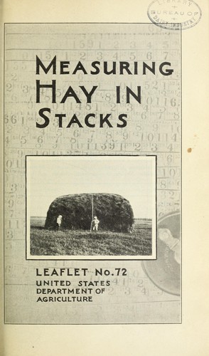 Cover for Measuring hay in stacks