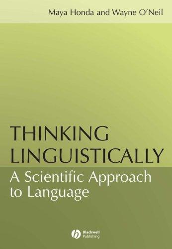 Cover for Thinking Linguistically