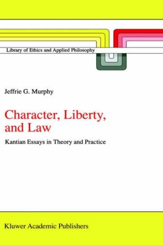 Cover for Character, liberty, and law