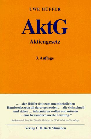 Cover for Aktiengesetz