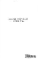 Cover for Ecole et instituteurs dans le jura