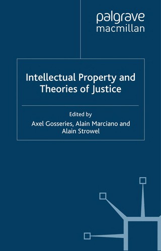 Cover for Intellectual property and theories of justice