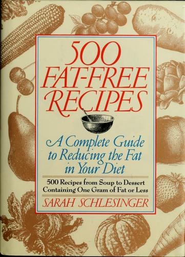 Cover for 500 fat-free recipes