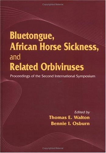 Cover for Bluetongue, African horse sickness, and related orbiviruses