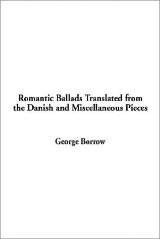 Cover for Romantic Ballads Translated from the Danish and Miscellaneous Pieces