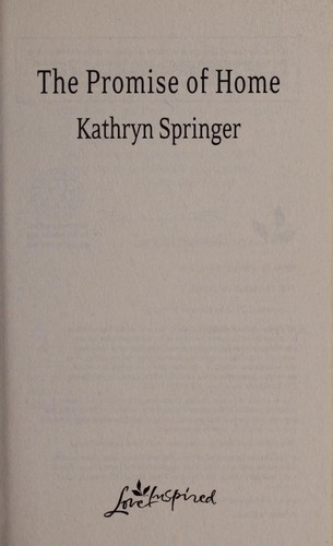 Cover for The promise of home