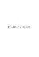 Cover for L' habitat mycénien