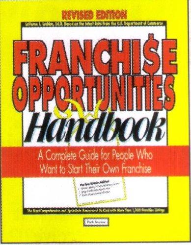 Cover for Franchise Opportunities Handbook