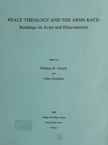 Cover for Peace theology and the arms race
