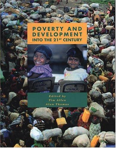 Cover for Poverty and development into the 21st century