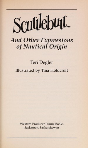 Cover for Scuttlebutt-- and other expressions of nautical origin
