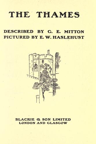 Cover for The Thames