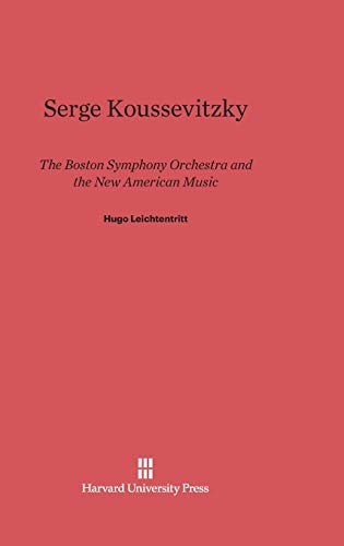 Cover for Serge Koussevitzky