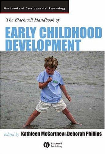 Cover for Blackwell handbook of early childhood development