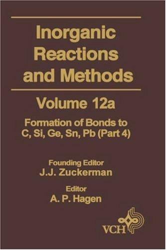 Cover for Formation of Bonds to C,Si,Ge,Sn,Pb (Part 4), Volume 12B, Inorganic Reactions and Methods
