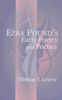 Cover for Ezra Pound's early poetry and poetics