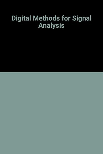 Cover for Digital methods for signal analysis