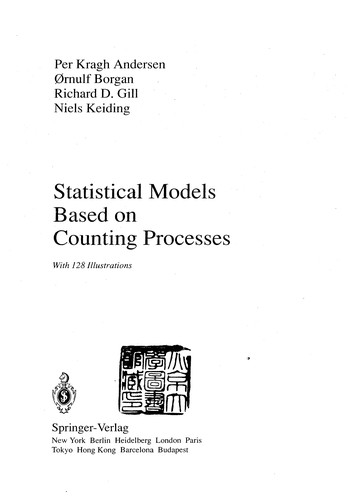 Cover for Statistical models based on counting processes