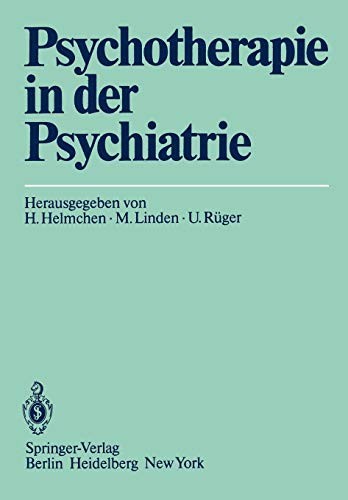 Cover for Psychotherapie in der Psychiatrie