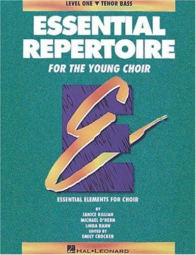 Cover for Essential Repertoire for the Young Choir Level One Tenor Bass (Student Text)