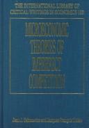 Cover for Microeconomic theories of imperfect competition--old problems and new perspectives