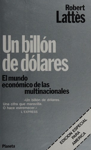 Cover for Un billón de dólares