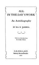 Cover for All in the day's work