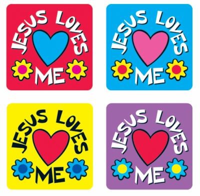 Cover for Jesus Loves Me Stickers
            
                Scripture Stickers