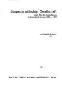 Cover for Jungen in schlechter Gesellschaft