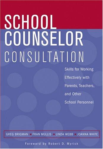 Cover for School Counselor Consultation