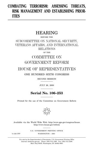 Cover for Combating terrorism
