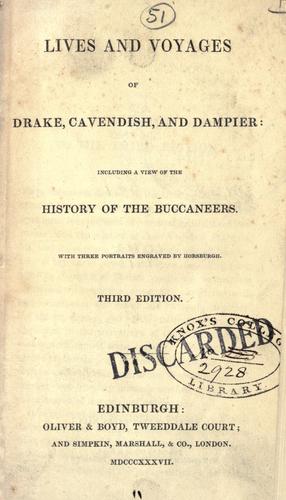 Cover for Lives and voyages of Drake, Cavendish, and Dampier
