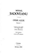 Cover for Opere alese