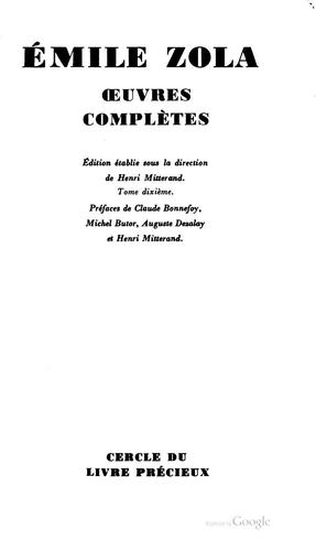 Cover for Œuvres complètes