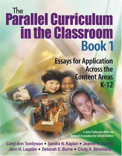 Cover for The Parallel Curriculum in the Classroom, Book 1
