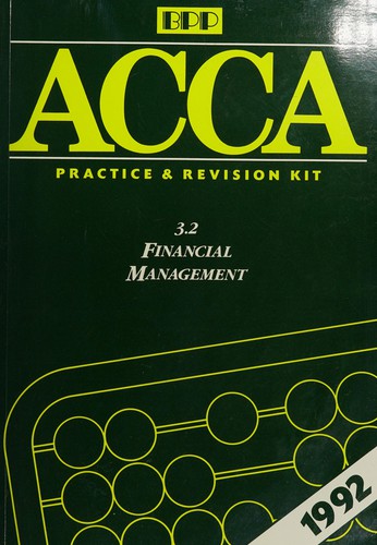 Cover for ACCA practice & revision kit.