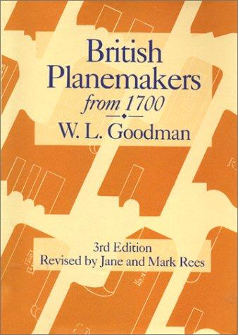Cover for British Planemakers from 1700