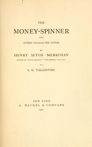 Cover for money-spinner