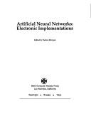 Cover for Artificial Neural Networks