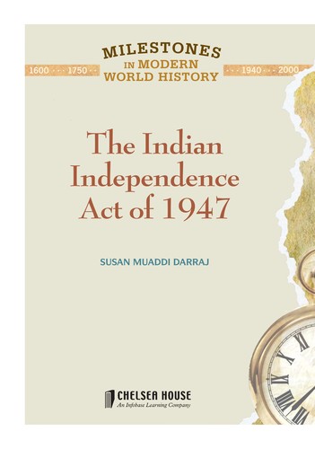 Cover for The Indian Independence Act of 1947