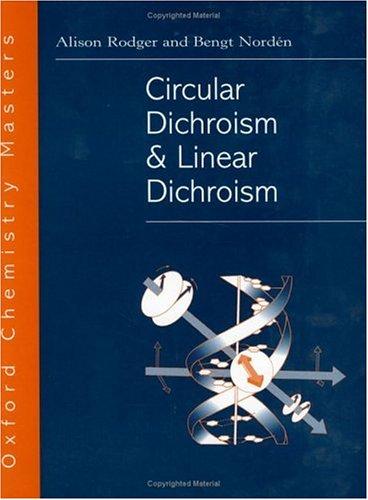 Cover for Circular dichroism and linear dichroism