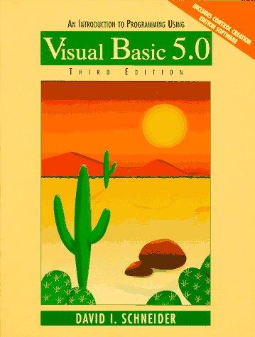 Cover for An introduction to programming using Visual Basic 5.0