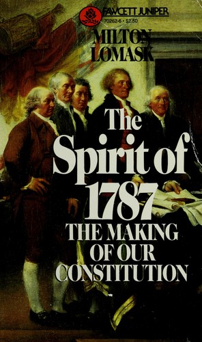 Cover for SPIRIT OF 1787