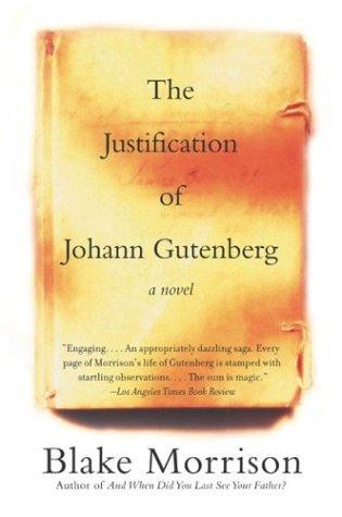 Cover for The Justification of Johann Gutenberg