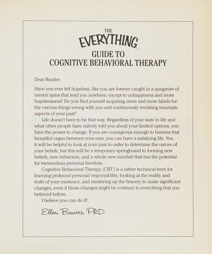 Cover for The everything guide to cognitive behavioral therapy