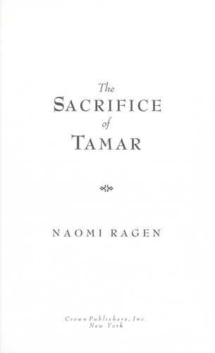 Cover for The sacrifice of Tamar