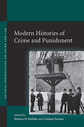 Cover for Modern histories of crime and punishment