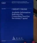 Cover for Credit Unions